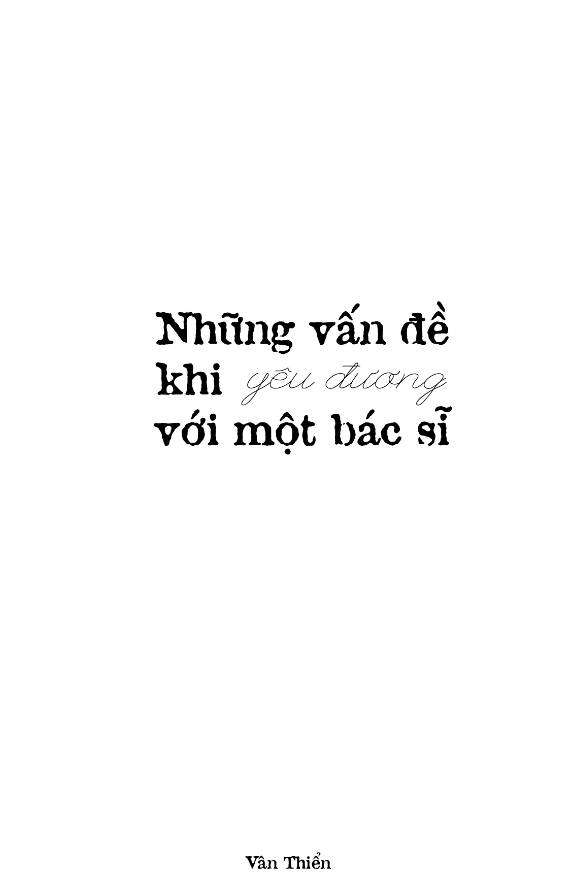Những vấn đề khi yêu đương với một bác sĩ
