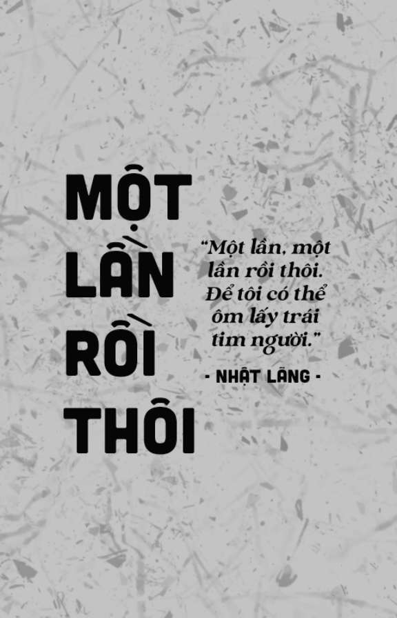 Một Lần Rồi Thôi - Nhật Lãng